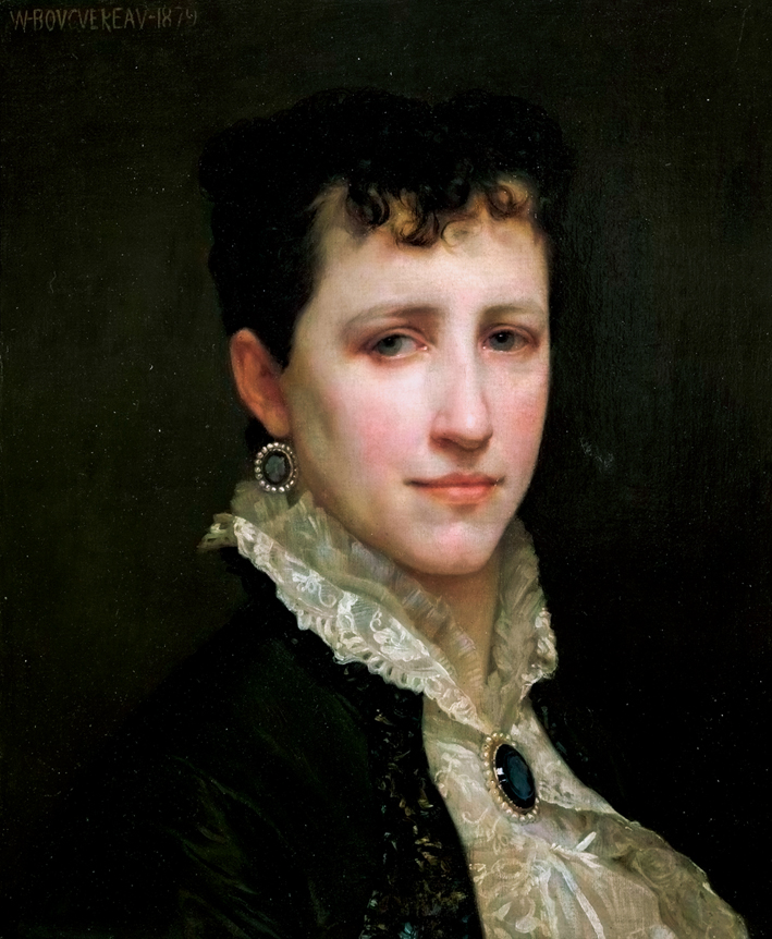  阿道夫·布格罗 Adolphe Bouguereau —— 伊利莎白·加德纳女士的肖像